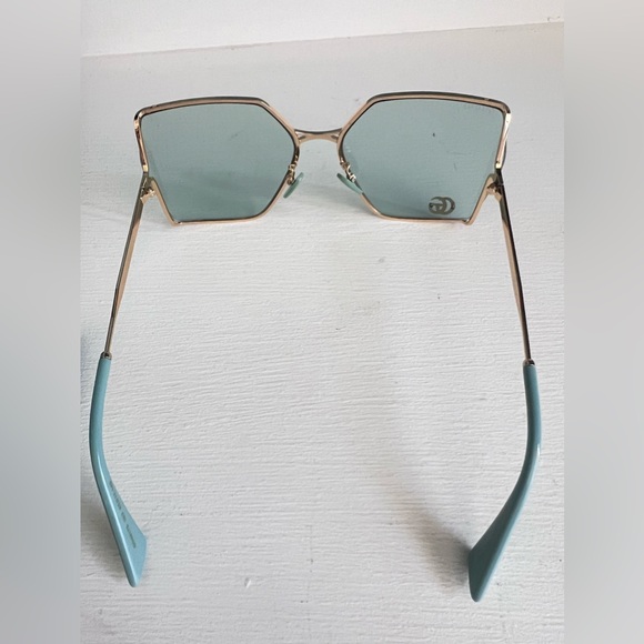 Gucci GG0817S 003 Gold/green 65-17-140 Sunglasses - Picture 11 of 16